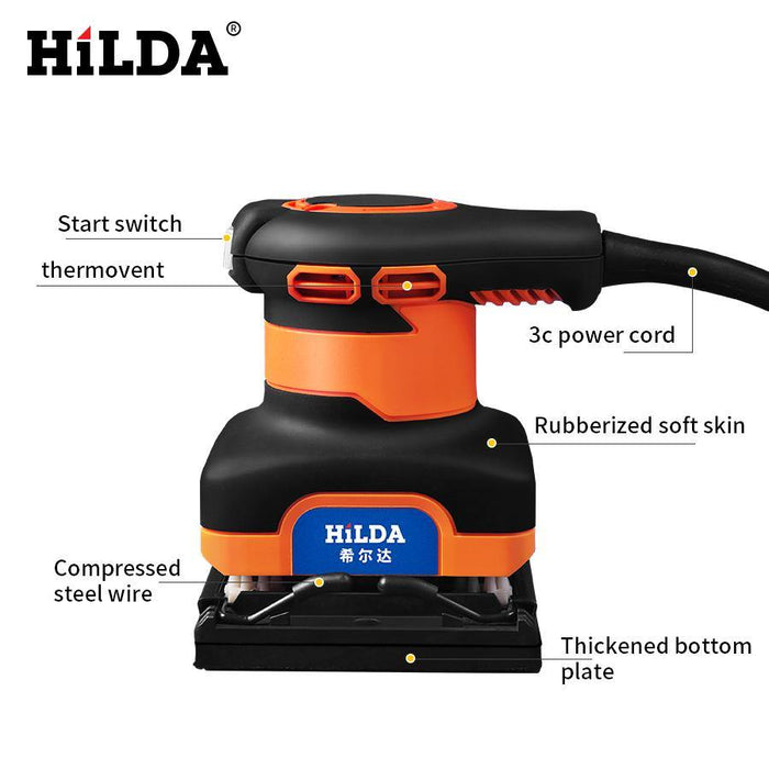 HILDA 240W/320W Mini Electric Polishing Sander Woodworking for Polishing Wood Metal