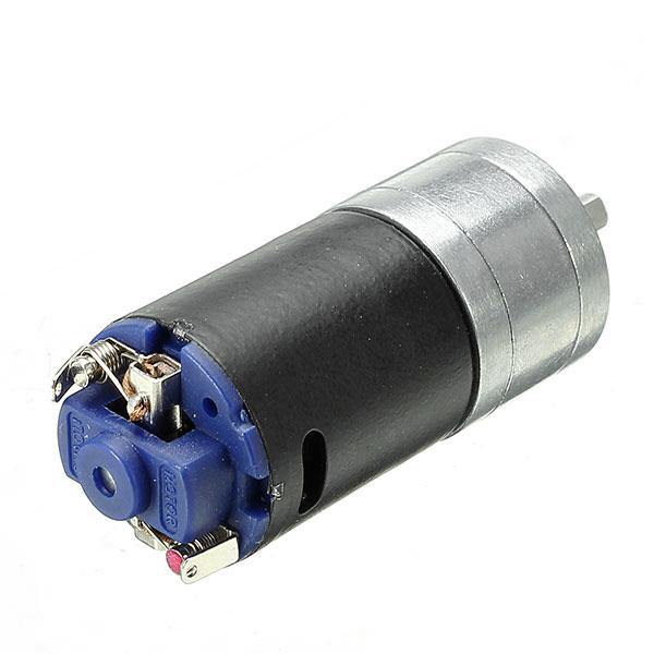 GM25-370 Motor DC 6.0/12.0V Black Brushed Motor 4mm Shaft Diameter Motor