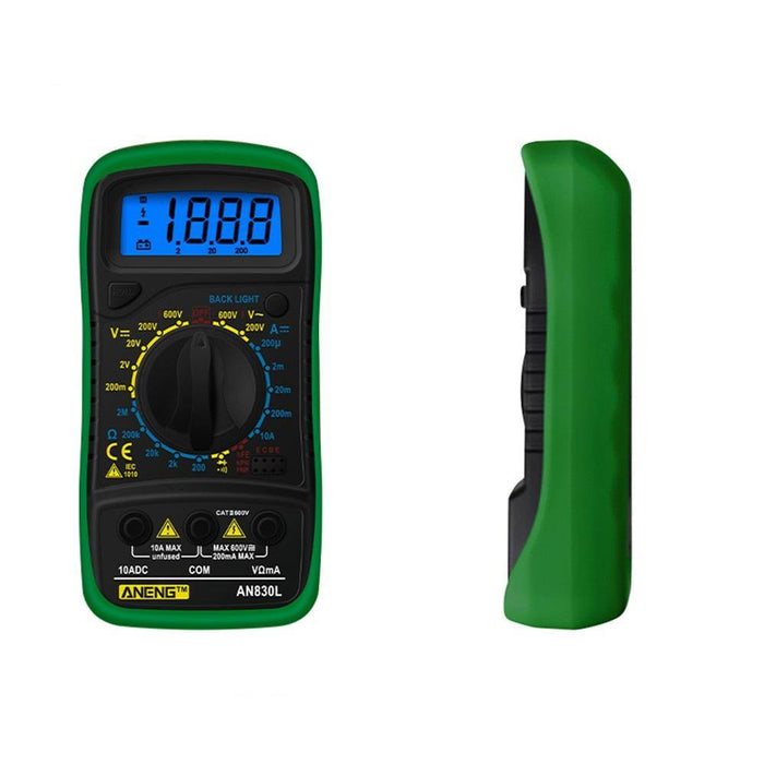 ANENG AN830L Digital LCD Multimeter Profissional Electric Voltmeter Ammeter AC DC OHM Volt Tester Pocket Multimeters