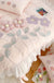 Cotton Four Piece Floral Three-dimensional Embroidery Quilt Cover Bed Sheet