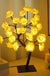 24 LED Rose Flower Tree Lights USB Table Lamp Fairy Night Light Party Christmas Wedding Bedroom Home Tabletop Decor Girls Gift