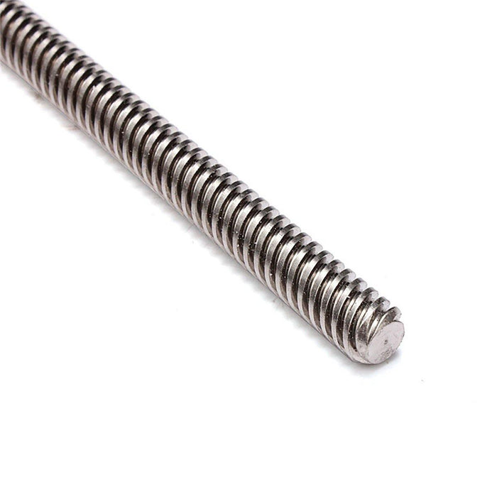 Machifit T8 100-1000mm Stainless Steel Lead Screw with Shaft Coupling and Mounting Support CNC Parts