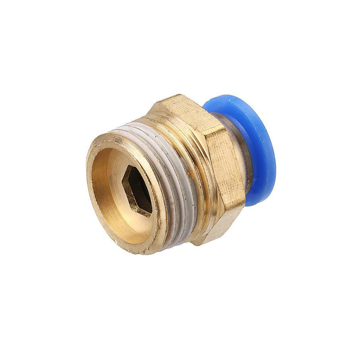 Machifit Pneumatic Connector Quick Joint PC Straight Male Thread Pipe Fittings 8-01/02/03/04