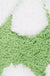 Feblilac Cute Green Daisy Bath Mat