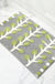 Feblilac Yellow and Green Leaves Rows of Trees Bath Mat