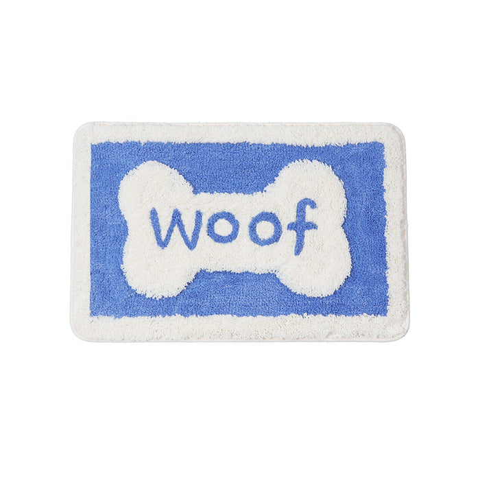 Feblilac Merry Christmas Happy Dog and Cat Bath Mat