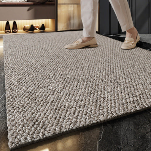 Feblilac Nordic Style Solid Wool Door Mat