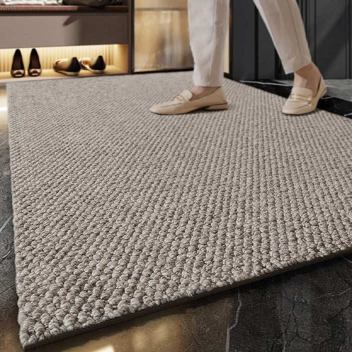 Feblilac Nordic Style Solid Wool Door Mat