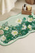 Feblilac Flowers Oil Painting Diatomaceous Earth Bathmat