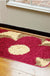 Feblilac Big Flower Tufted Bath Mat