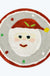 Feblilac Round Christmas Santa Claus Tufted Bath Mat