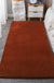 Feblilac Rectangular Solid Brown Thickened Tufted Bath Mat