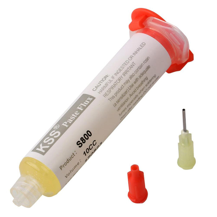 KSS S800 10CC Solder Paste Flux Soldering Paste with Needle for Soldering SMD BGA Dispensing Welding