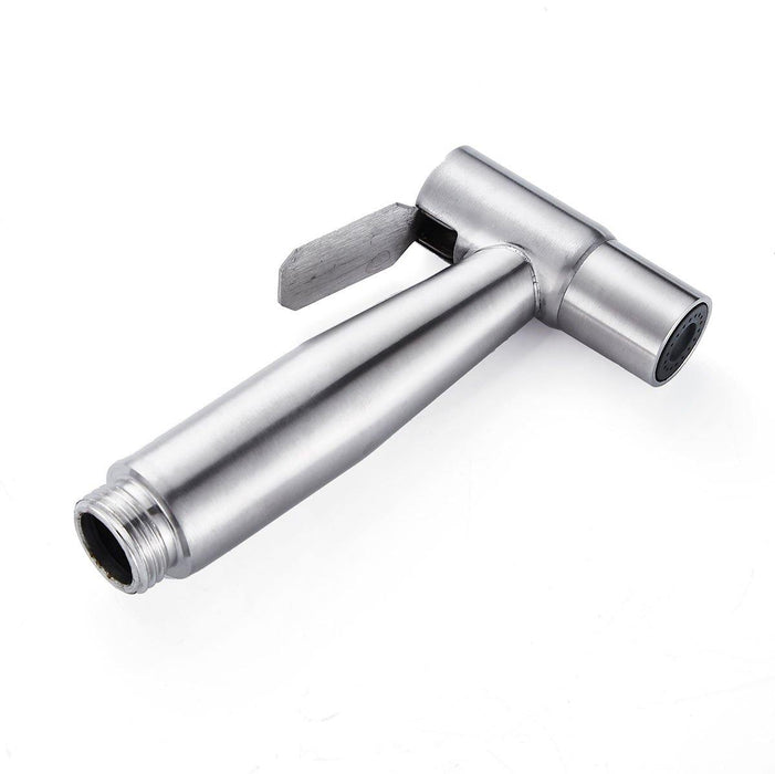 Stainless Steel Handheld Douche Bidet Sprayer Shower Head Toilet Adapter