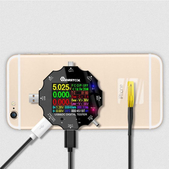 Accessories 65W Constant Current Load NTC Temperature Probe DC5525 Crocodile Clip PD3.0 QC2.0/QC3.0 Trigger Adapters For UD18 USB Tester