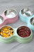 Double Pet Bowls Dog Food Water Feeder Stainless Steel Pet Drinking Dish Feeder Cat Puppy Feeding Supplies Small Dog Accessories