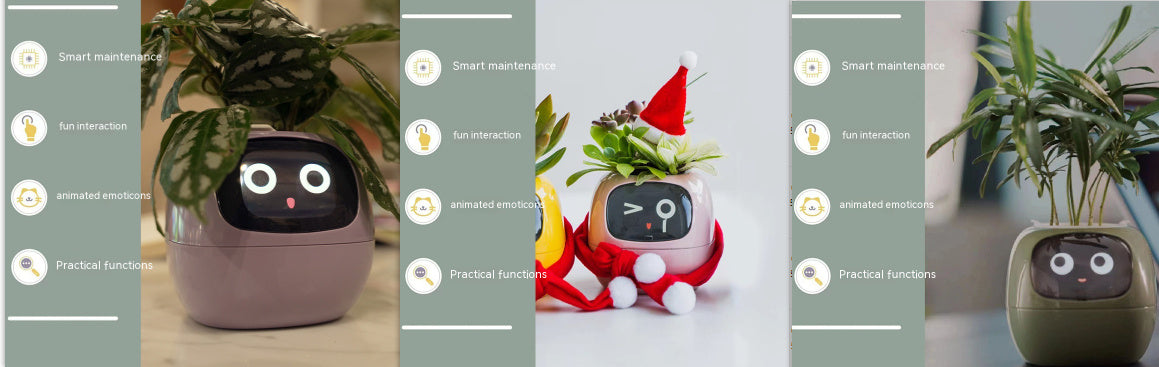 Facial Expression Control Intelligent Flower Pot