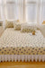 Cotton Lace Embroidery Quilted Bed Cover Series Three-piece Set