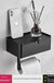 Stainless Steel Tissue Wet Tissue Box Toilet Paper Holder Punch-Free Mobile Phone Roll Stand