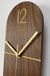 Creative Art Walnut Wooden Noiseless Hanging Clock