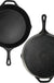 12 Inch round Large Pre-Seasoned Cast Iron Skillet