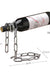 Suspended Chain Red Wine Rack Hanging Metal Wine Holder Wine Bottle Stand Holder Restaurant Decoration Living Room Bar Ornaments