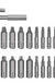 Drillpro 22pcs Damaged Screw Extractor Set for Broken Screw HSS Broken Bolt Extractor Screw Remover Kits