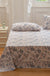 Cotton Printed Bed Sheet Single Item Pastoral Style Flower Single Piece