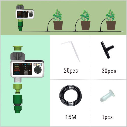 Garden Balcony Automatic Watering Device Timing Intelligent Drip Irrigation Controller