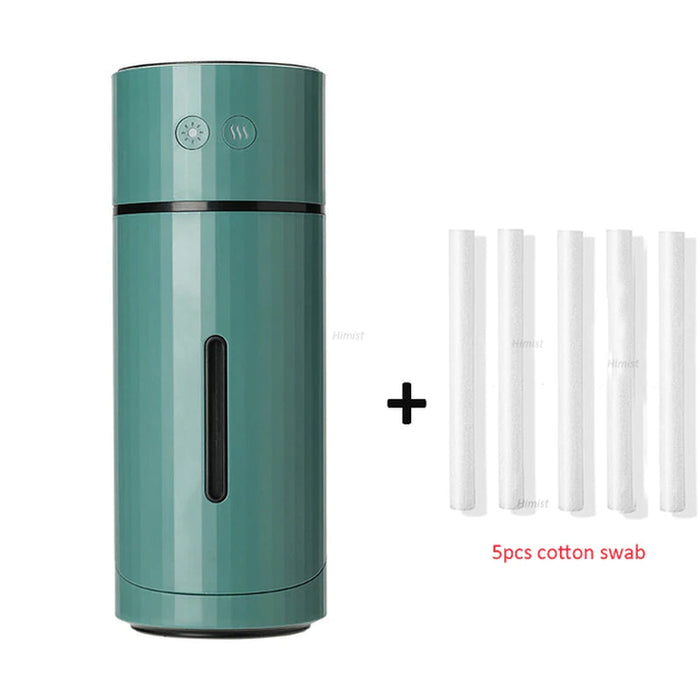 260ML Wireless Air Humidifier USB Aromatherapy Diffuser 1000Mah Rechargeable Battery Ultrasonic Cool Mist Maker Quiet Fogger