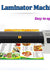 220V 600W A3 Laminating Laminator Machine Plastic Packaging Machine Four Rollers Hot Roll