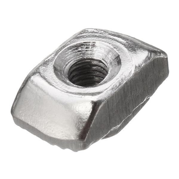 Drillpro 50pcs M3 T Sliding Nut Zinc Plated Carbon Steel T Sliding Nut for 2020 Aluminum Profile