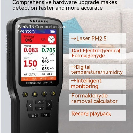 Formaldehyde Detector Domestic Indoor Professional Air Quality Monitoring