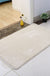 Beige Solid Tufted Bath Mat