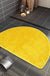 Solid Color Semicircle Bath Mat