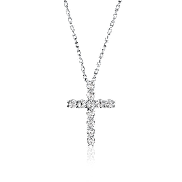 Moissanite Cross Pendants For Women - Okeihouse