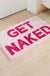 Pink Get Naked Bath Mat