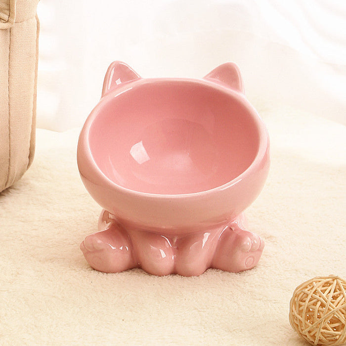 Ceramic Cat Neck Bowl