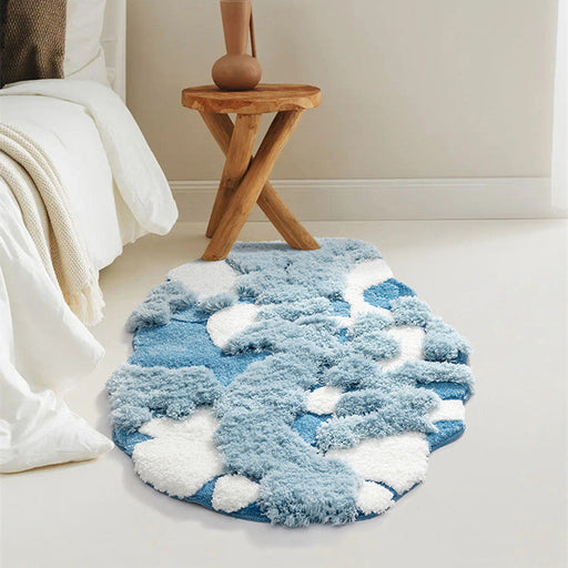 Deformed Thickened Plush Balcony Window Mat