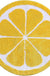 Feblilac Cute Bath Mat,Lemon Rug,Water Absorption Non Slip Mat,Round Lemon Bath Mat Soft Machine Wash Rug Mat for Bedroom Kitchen Bathroom Toilet Floors 27.5 x 27.5 Inches (Yellow)