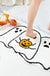 Feblilac Halloween Ghost Bath Mat for Bathroom, Cute White Ghost Bathroom Rug