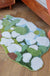 Green Moss Leaves Bath Mat 23"x35", 60x90cm