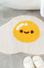 Cute Fired Egg Bath Mat, Soft Shower Rug