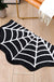 Feblilac Spider Web Rugs, Halloween Rug 20"x 32" Gothic Home Decor Small Rug, Bathroom Goth Rug, Suitable forBathroom, Bedroom, Living Room, Front Door, Holiday Door Mat