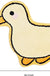 Feblilac Cute Yellow Duck Tufted Bath Mat