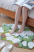 Green Moss Leaves Bath Mat 23"x35", 60x90cm