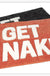 Feblilac Red/Grey Get Naked Bath Mat