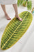 Feblilac Banana Leaf Bath Mat Multiple Sized Mom‘s Day Gift