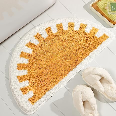 Feblilac Sun Rise and Shine Cute Bathroom Mat