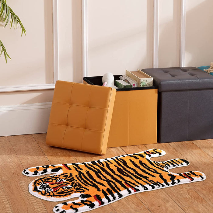 Animal Tiger Cute Mat for Bedroom